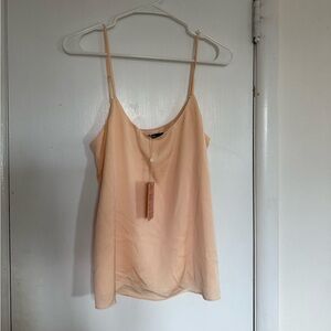 NWT Quince peach silk cami top